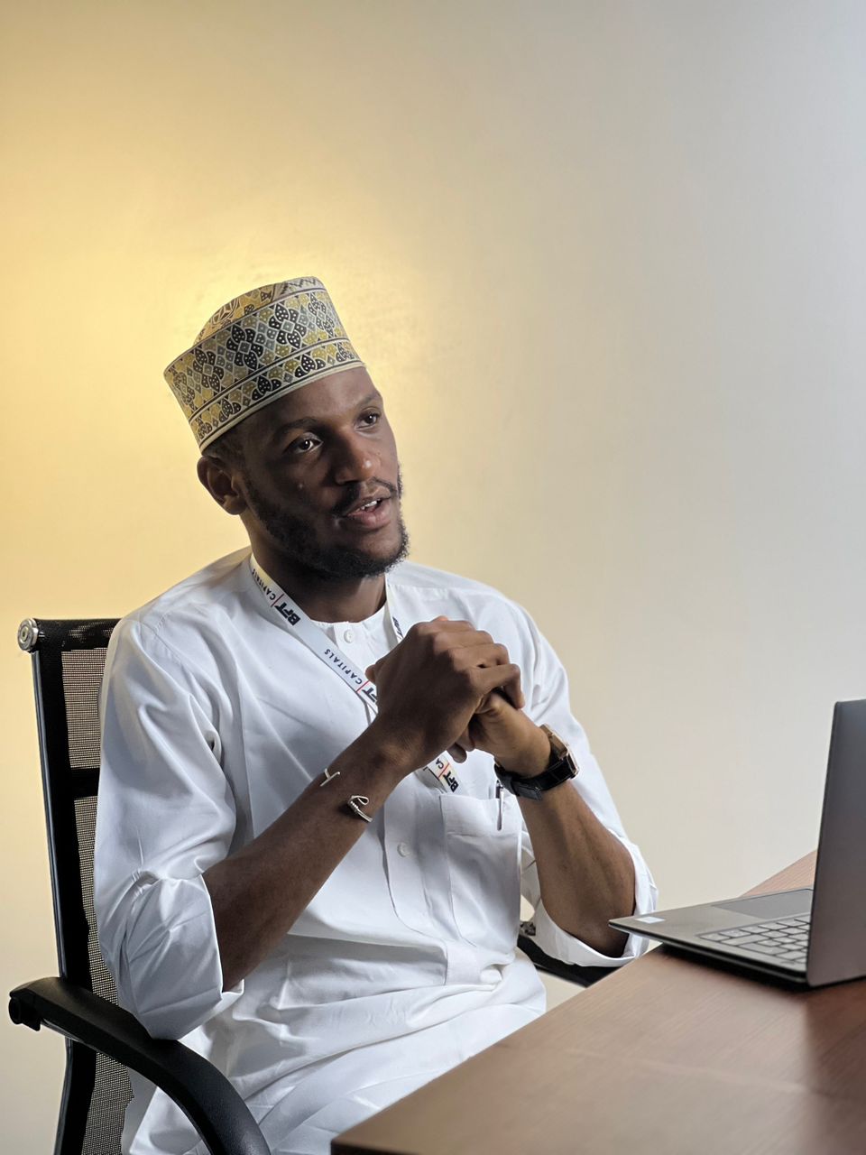 Portrait of Ahmed Ibrahim Saminaka, Chief Operation Officer